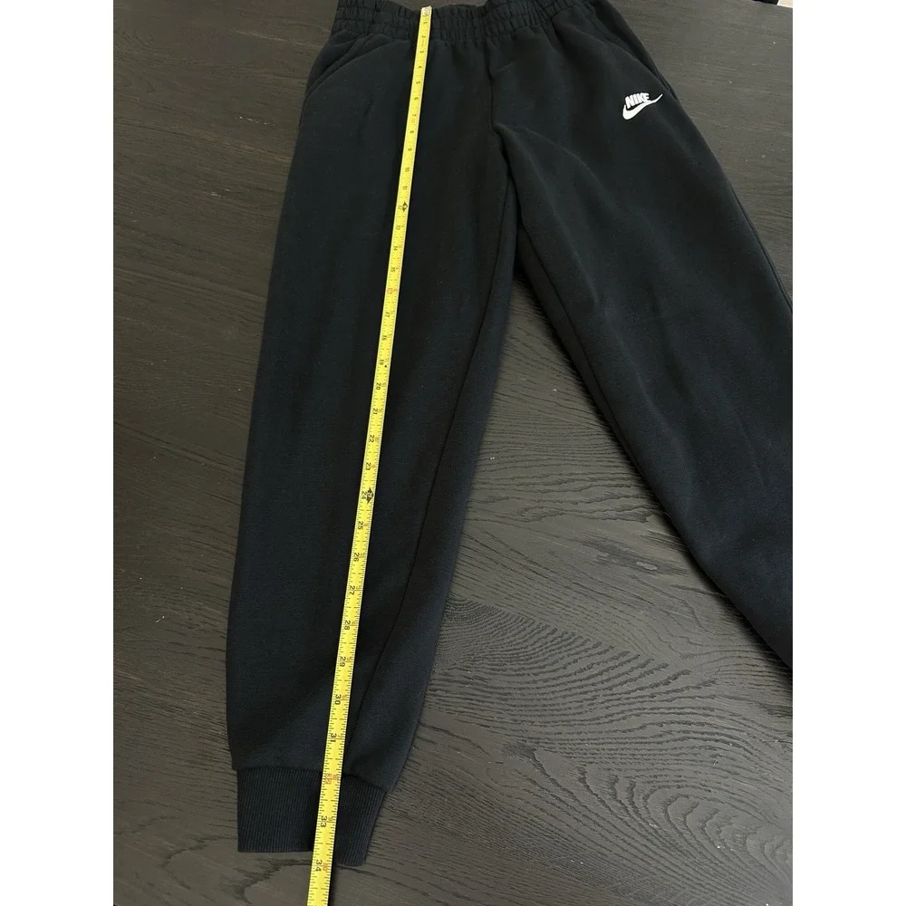 Nike Unisex Kids Pants Size‎ Large 2 Black Sweatpants Cotton Blend Black